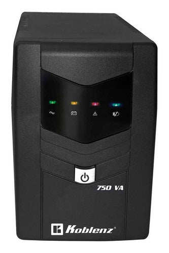 No Break Koblenz 7516 Usb/r 750va 450w 6 Contactos 75 Min Color Negro
