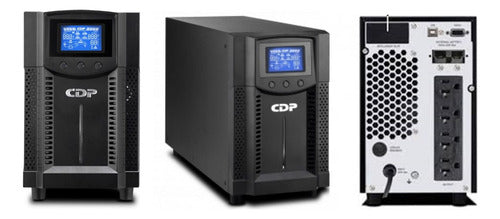 No-break Cdp Upo11-2 2000va/1800w Fp 0.9 Online Ups Torre Negro