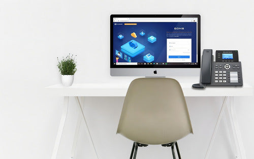 Grandstream Teléfono Ip Con Pantalla 2.21  3 Líneas, Altavoz