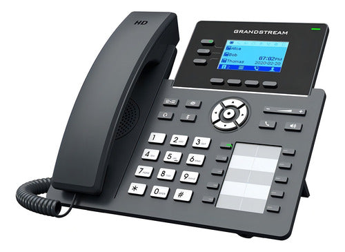 Grandstream Teléfono Ip Con Pantalla 2.21  3 Líneas, Altavoz