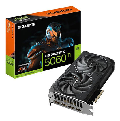 Tarjeta Video Gigabyte Nvidia Rtx 5060 Ti Windforce Oc, 8gb