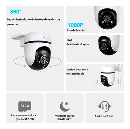 Camara Vigilancia Wifi Tp-link Tapo C500 Exterior Full Hd