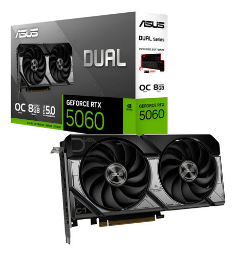 Tarjeta De Video Asus Nvidia Geforce Rtx 5060 Dual 8gb Oc