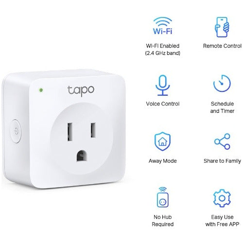 Mini Enchufe Inteligente Tp-link Tapo P100 Wi-fi Smart Plug