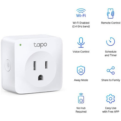 Mini Enchufe Inteligente Tp-link Tapo P100 Wi-fi Smart Plug