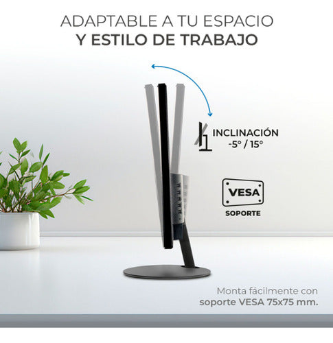 Monitor Actecke Plano Captive Lite Cl215 21.5 Fhd 60hz Negro