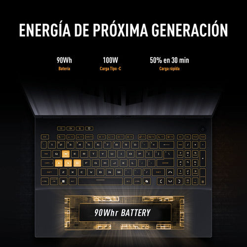 Asus Tuf Gaming I7 16gb 1tb Ssd Rtx 5060 165hz Win11 Negro