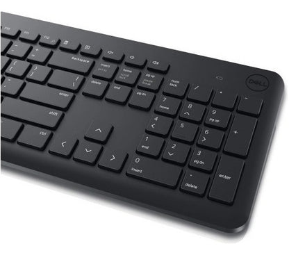 Kit De Teclado Y Mouse Inalámbrico Dell Km3322w Español Teclado Negro