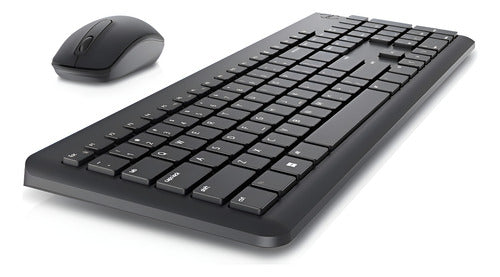 Kit De Teclado Y Mouse Inalámbrico Dell Km3322w Español Teclado Negro