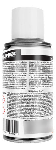 Limpiador Lubricante Aerosol Dieléctrico, 2 Pzas Silimex 170