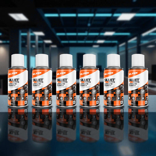 Limpiador Lubricante Aerosol Dieléctrico, 6 Pzas Silimex 170