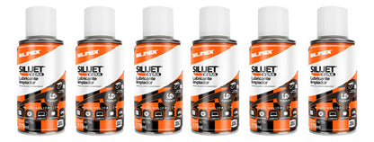 Limpiador Lubricante Aerosol Dieléctrico, 6 Pzas Silimex 170