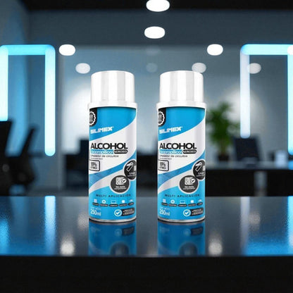Kit 2 Pz Alcohol Isopropílico 99% Aerosol De 250 Ml Silimex