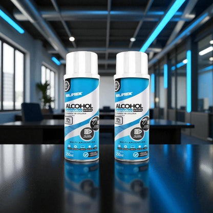Kit 2 Pz Alcohol Isopropílico 99% Aerosol De 250 Ml Silimex