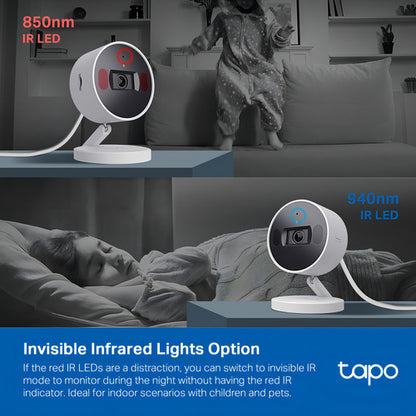 Cámara Wi-fi De Seguridad Deteccion Ia Tp-link 2k Qhd /tapo Blanco
