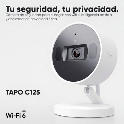 Cámara Wi-fi De Seguridad Deteccion Ia Tp-link 2k Qhd /tapo Blanco
