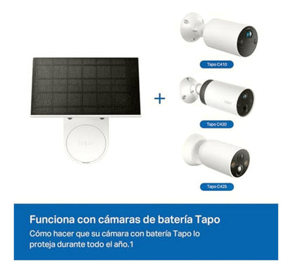 Tp-link Tapo Panel Solar Para Cámara De Seguridad Exterior