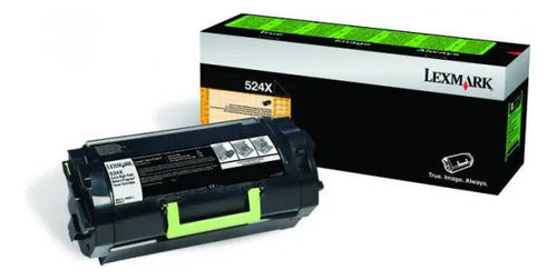 Tóner Lexmark 52d4x00 Alto Rendimiento Negro, 45.000 Páginas - Negro