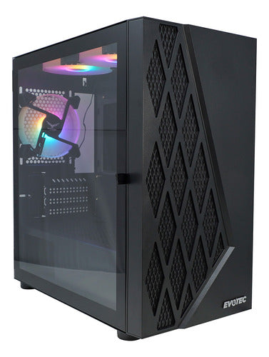 Gabinete Evotec Taipei Ev-1018 Color Negro