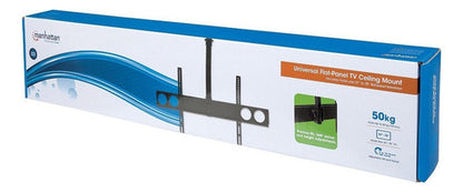 Soporte Techo Tv 37 A 70 Pulgadas Manhattan Negro Vesa 800x400 50kg Giratorio