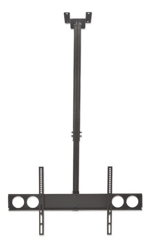 Soporte Techo Tv 37 A 70 Pulgadas Manhattan Negro Vesa 800x400 50kg Giratorio