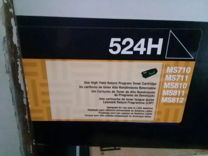 Tóner Lexmark 52d4h00 Super Alto Rendimiento Negro, 25.000 P