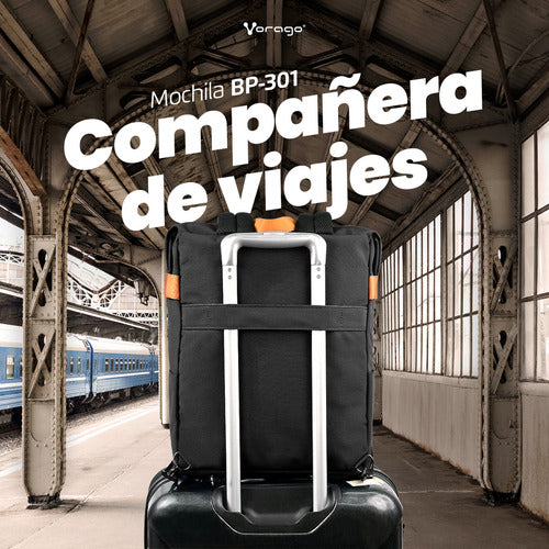 Mochila Vorago Bp-301, Uso Para Laptop 15.6 Poliester, Azul