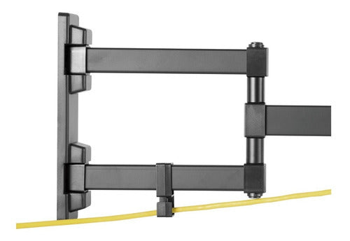 Soporte Articulado Pared Manhattan 461382 Para Tv/monitor 13-27  Negro Acero