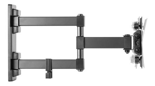 Soporte Articulado Pared Manhattan 461382 Para Tv/monitor 13-27  Negro Acero
