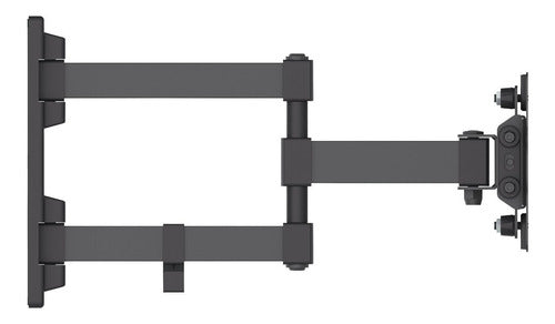 Soporte Articulado Pared Manhattan 461382 Para Tv/monitor 13-27  Negro Acero