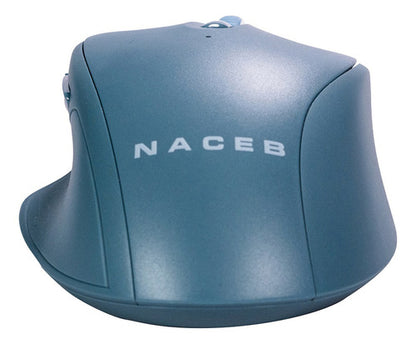Mouse Naceb / Inalámbrico Dual Mode 5 Botones Blue Na-0139a