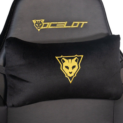 Silla Gamer Ocelot Vinipiel Descansa Brazos 5d Reclinable