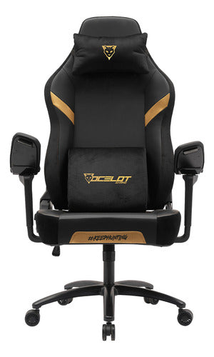 Silla Gamer Ocelot Vinipiel Descansa Brazos 5d Reclinable