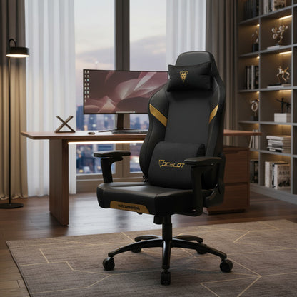 Silla Gamer Ocelot Vinipiel Descansa Brazos 5d Reclinable