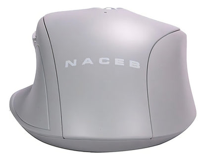 Mouse Naceb / Inalámbrico Dual Mode 5 Botones Gris Na-0139g