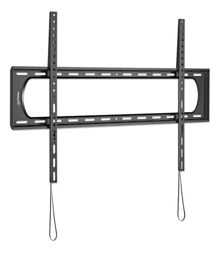 Soporte De Tv Ultradelgado 60-120 Manhattan 461917, 120 Kg Color Negro