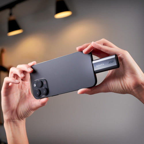 Disco Duro Externo Adata Sc750 3.5 , 2tb, Usb-c 3.1, Gris Gris