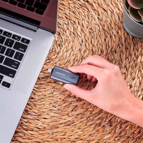 Disco Duro Externo Adata Sc750 3.5 , 2tb, Usb-c 3.1, Gris Gris