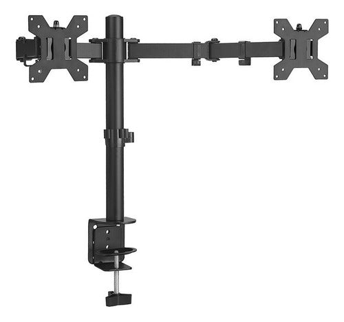 Gretttech Brazo De Escritorio Para 2 Monitores 19  32  8kg