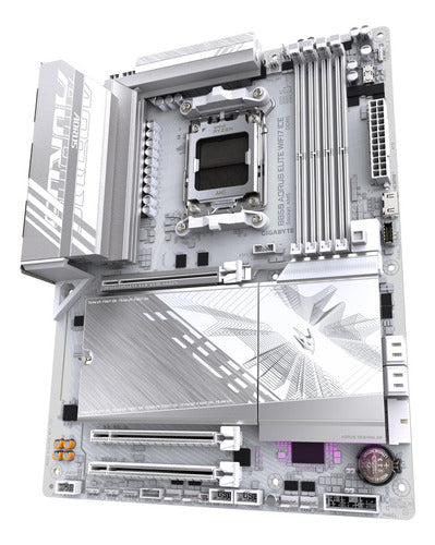 Tarjeta Madre Aorus B850 A Elite Wf7 Ice Atx Am5 256gb Ddr5 Blanco