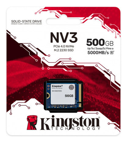Ssd Kingston Snv3sm3/500g Nvme 500gb M.2 5000 Mb/s Pci E 4.0