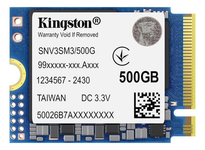 Ssd Kingston Snv3sm3/500g Nvme 500gb M.2 5000 Mb/s Pci E 4.0