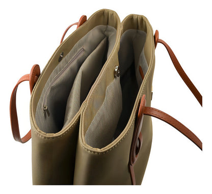 Bolso De Mujer Para Laptop 15.6 Perfect Choice Sahara Marrón 15.6