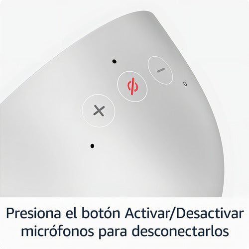 Amazon Echo Spot Bocina Inteligente Pantalla Con Reloj White
