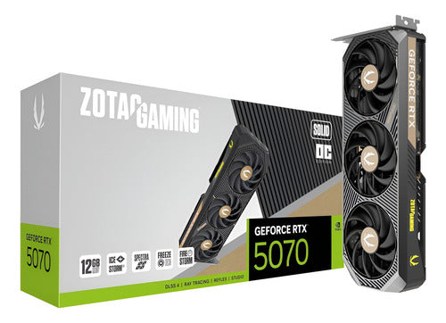 Tarjeta Video Zotac Nvidia Geforce Rtx 5070 Gaming Solid Oc