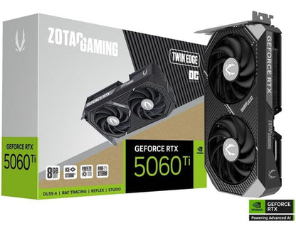 Tarjeta Video Zotac Nvidia Rtx 5060 Ti 8gb Twin Edge Oc, 8gb