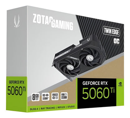 Tarjeta Video Zotac Nvidia Rtx 5060 Ti 8gb Twin Edge Oc, 8gb