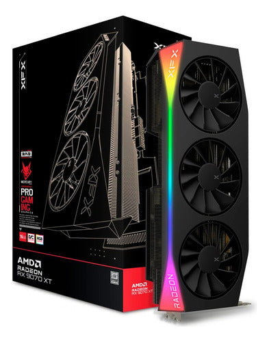 Xfx Amd Radeon Rx 9070 Xt Mercury Oc Gaming Edition Rgb 16gb