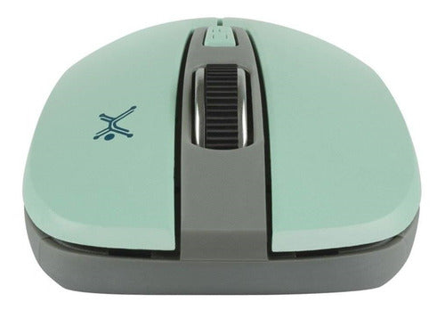 Mouse Perfect Choice Óptico Essential Rfinalámbrico Turquesa
