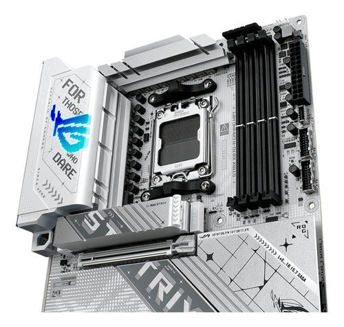 Tarjeta Madre Asus Rog Strix X870-a Gaming Wifi Atx Am5 Ddr5 Blanco